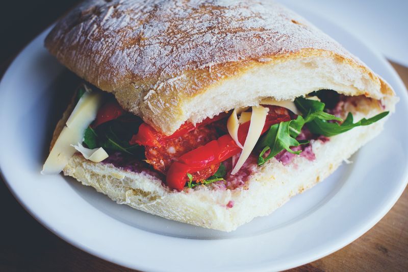 Zupas roasted veggie sandwich